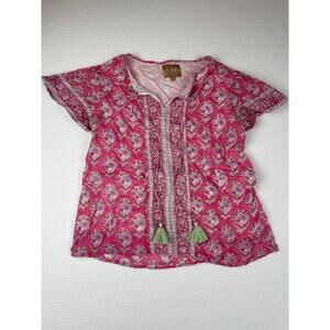 Clara the label strawberry blouse women’s M